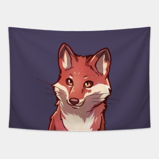 Pocket Cute Red Fox Tapestry