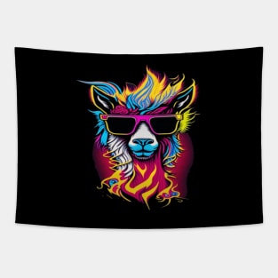 cool lama Tapestry