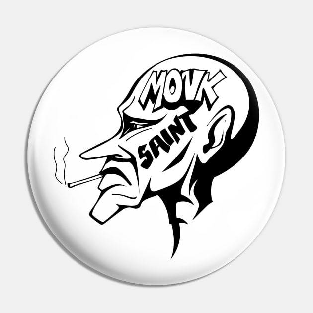 Old Smoker Pin by Whatastory