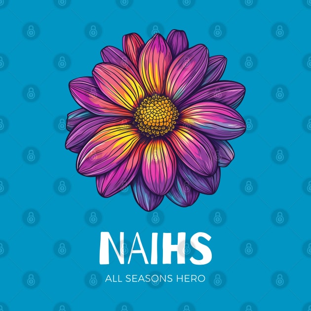 Funny outfit for connoisseurs, flower, gift "NAIHS" by Adam Brooq