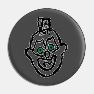 Punky-Sad-Clown Pin