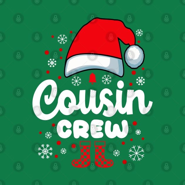 Santa Hat Cousin Christmas Family White Red by JaussZ