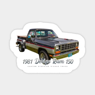 1981 Dodge Ram 150 Custom Stepside Pickup Truck Magnet