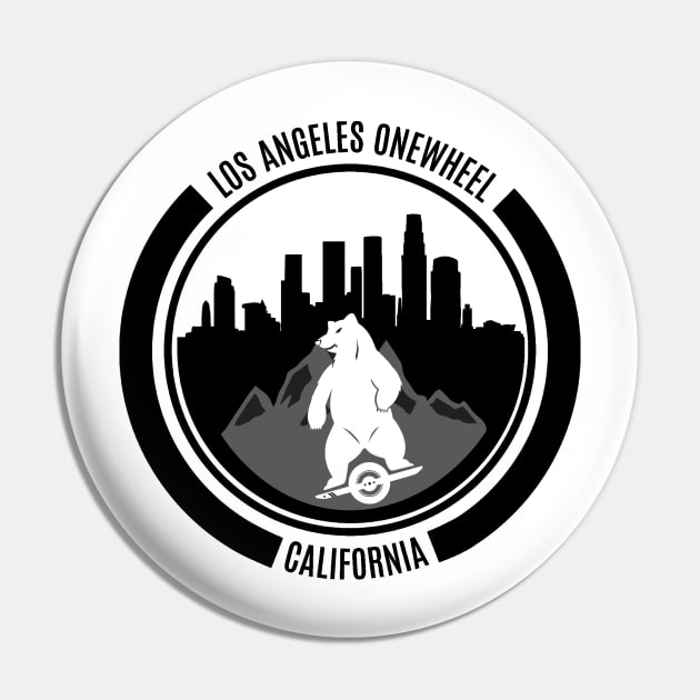 L.A. Onewheel Classic (Black) Pin by Los Angeles Onewheel (Official)