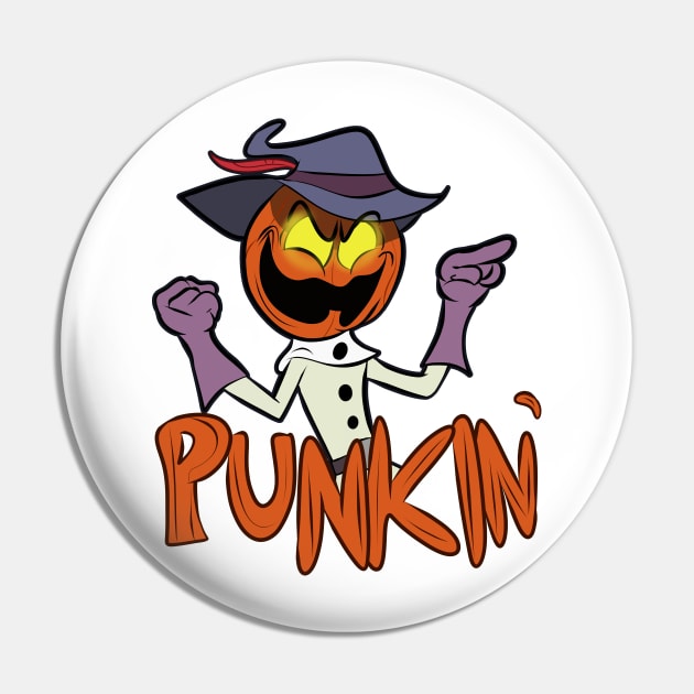 Punkin' (die-cut sticker) Pin by D.J. Berry