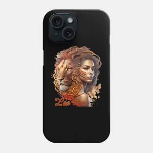 Leo Zodiac Sign Woman Phone Case