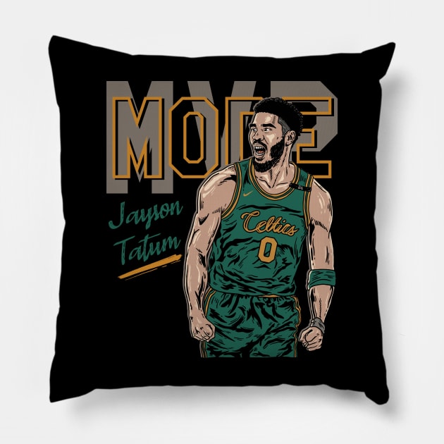 MVP MODE TATUM Pillow by Tee Trends