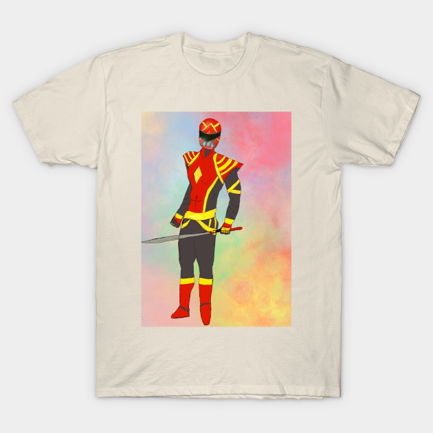 red ranger t shirt