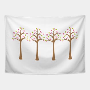 Whimsical Trees Tapestry