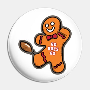 Tampa Bay Buccaneers Gingerbread Man Pin