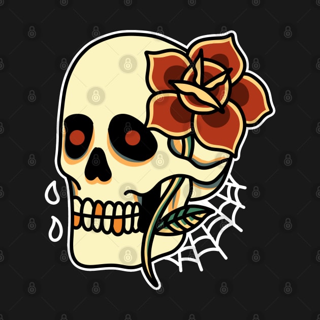 skull rose by donipacoceng