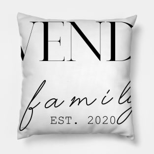 Wendy Family EST. 2020, Surname, Wendy Pillow