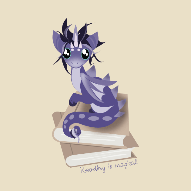 Lil Beastie: Reading is Magical by lilrebelscum