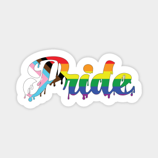 Progress Pride Drip Magnet