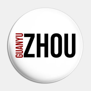 Guanyu Zhou Driver Name - 2022 Season Pin