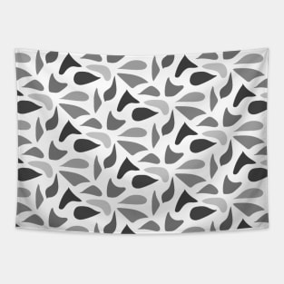 Black and white abstract pattern Tapestry