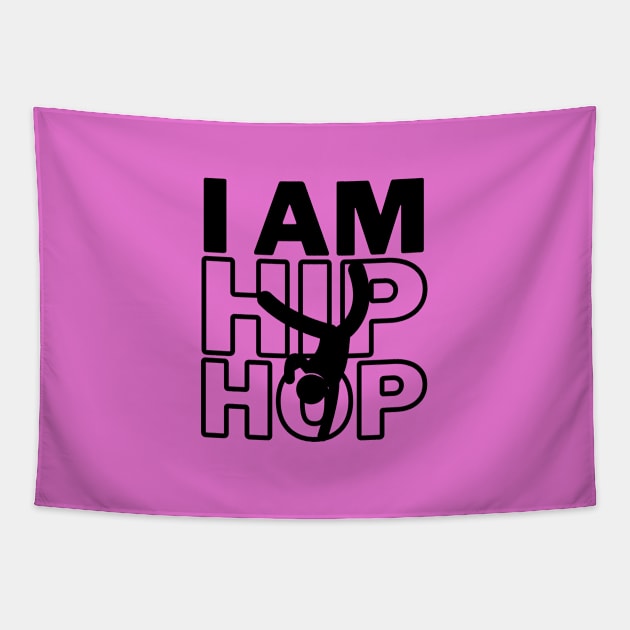 I Love Hip Hop Tapestry by François Belchior