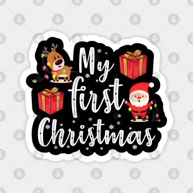 My First Christmas Sweater 2020 Magnet by KsuAnn