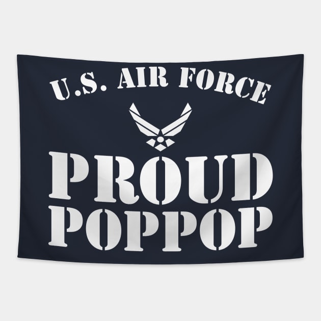 Best Gift for Army - Proud U.S. Air Force Poppop Tapestry by chienthanit