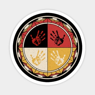 Medicine Wheel MMIW Awareness Indigenous Native Americans Magnet