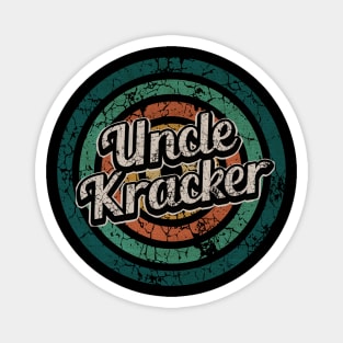 Uncle Kracker // Retro Circle Crack Vintage Magnet