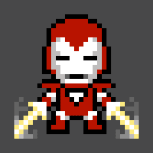 8-bit Iron Series #8 - Silver Centurion T-Shirt