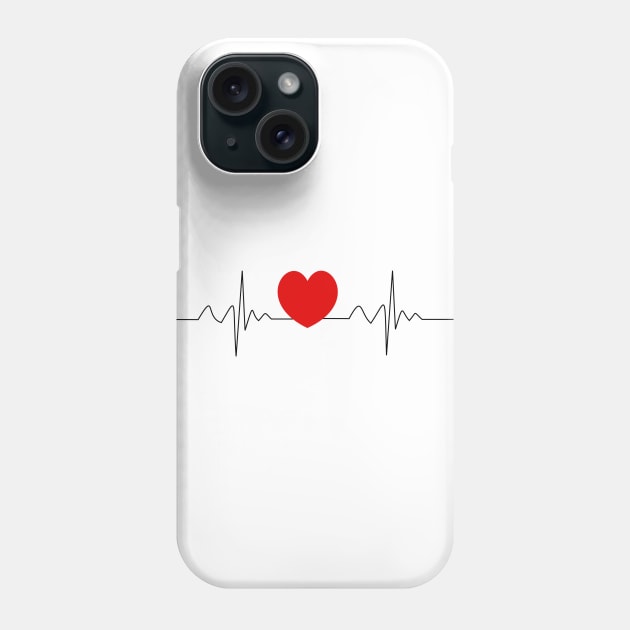 HEARTBEAT Phone Case by eesomebysrishti