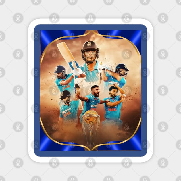 Indian Cricket Team l World Cup 2023 l India l Cricket Magnet by Swag Like Desi