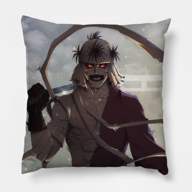 Makoto Shishio Pillow by DeyvidEndo182