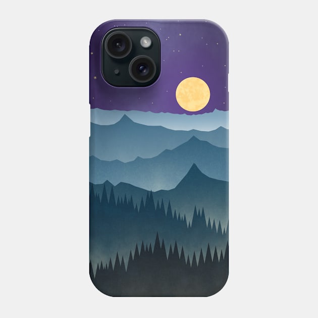 Minimalist Landscape Phone Case by Javisolarte