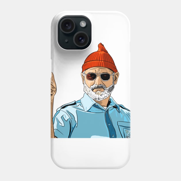 Steve Zissou Phone Case by jwotoole