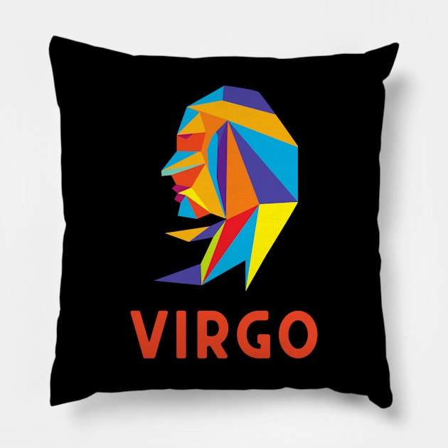 Virgo Zodiac Artwork Pillow by isstgeschichte