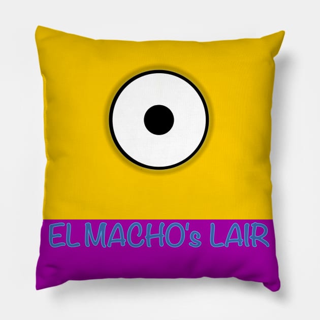 MINI YELLOW MACHO Pillow by LuckYA