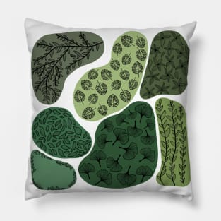 Blob Leaf Pattern Pillow