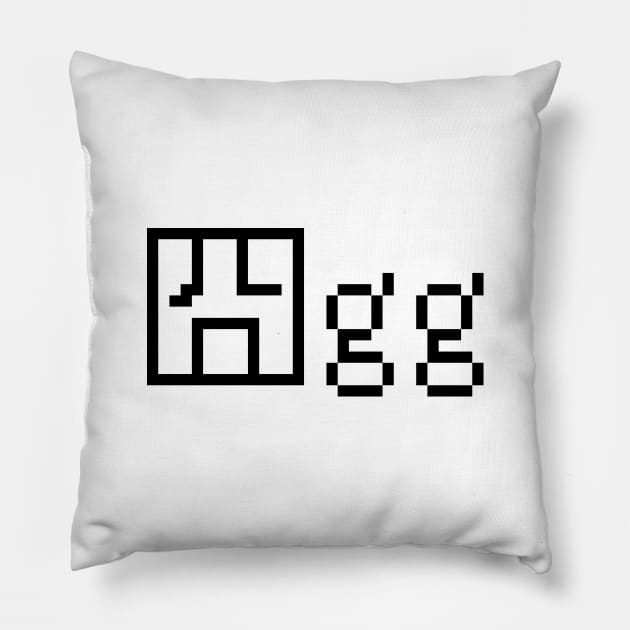 good game 囧gg Pillow by tinybiscuits