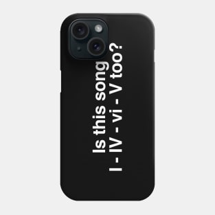 Praise and worship song structure Phone Case