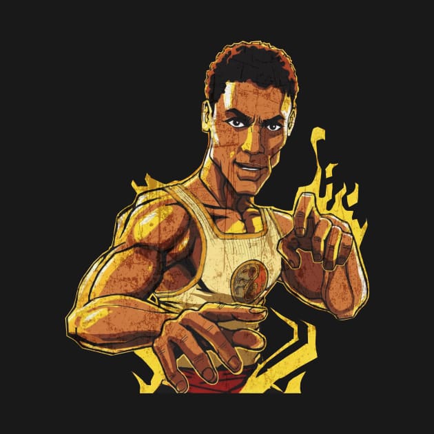 bruce leroy yellow by nakaladek3