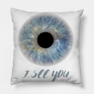 I SEE YOU ! Realistic Eye design Pillow