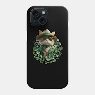 St Patricks Day Cat 4 Phone Case