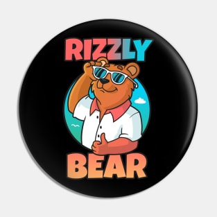 Rizzly Bear Pin