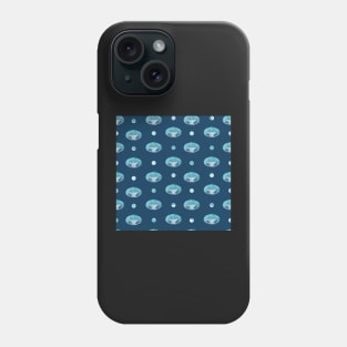 Polka Jellies Horizon Blue Phone Case