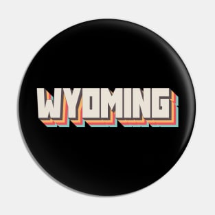 Wyoming State Pin