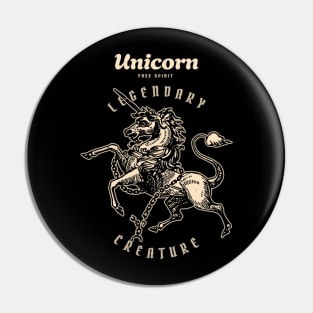 Free Spirit Unicorn Pin