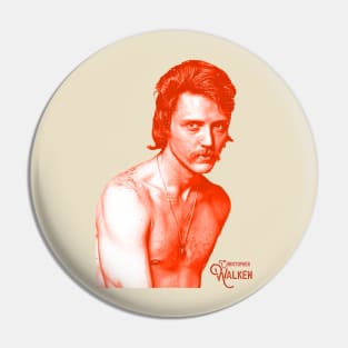 Retro Christopher Walken Stache Tribute Pin