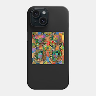 Portugal flag in abstract Phone Case