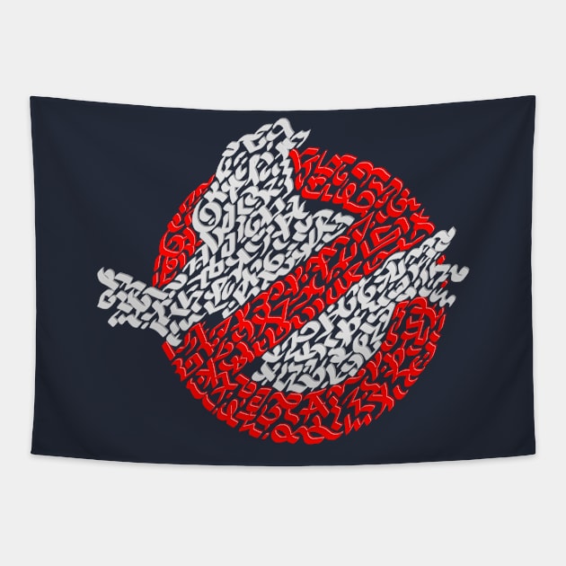 GhostBusters Logo Tapestry by Karotene