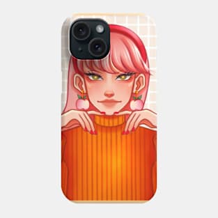 Pink and Orange Phone Case