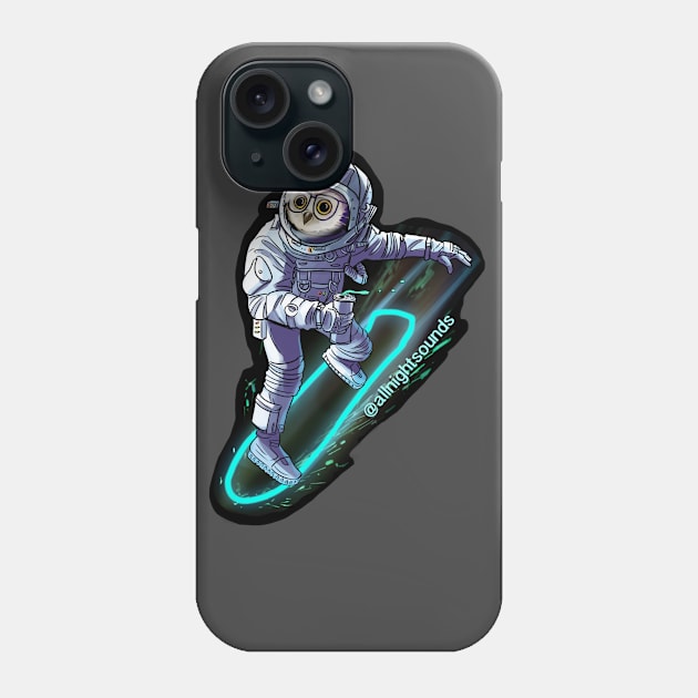 Galaxy Owl Man Phone Case by allnightsounds