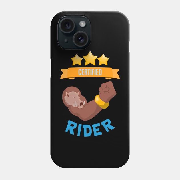 Certified Rider Phone Case by Marshallpro