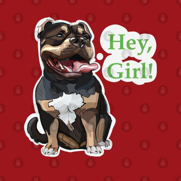 Hey, girl! Bulldog is my friend! by JulietFrost